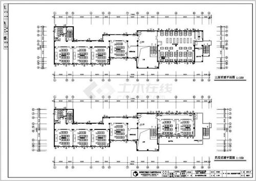 北京市某中学多层建筑暖通设计施工图纸