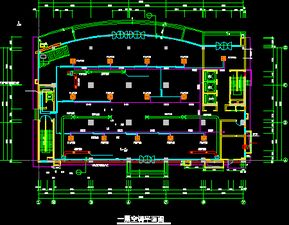 新技术生产楼建筑空调系统设计施工图免费下载 暖通图纸