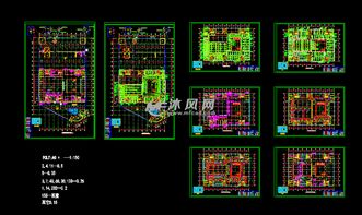 某数码电子商城暖通cad设计施工图