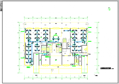 某综合楼空调暖通CAD设计施工图纸