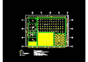 南方某个电子厂净化空调设计cad施工图